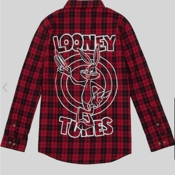 cakeworthy Tops - Looney tunes cakeworthy flannel